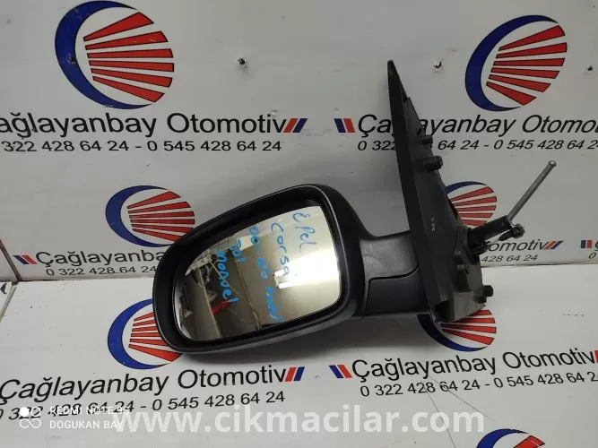 Opel corsa 2000-06 model sol ayna manuel