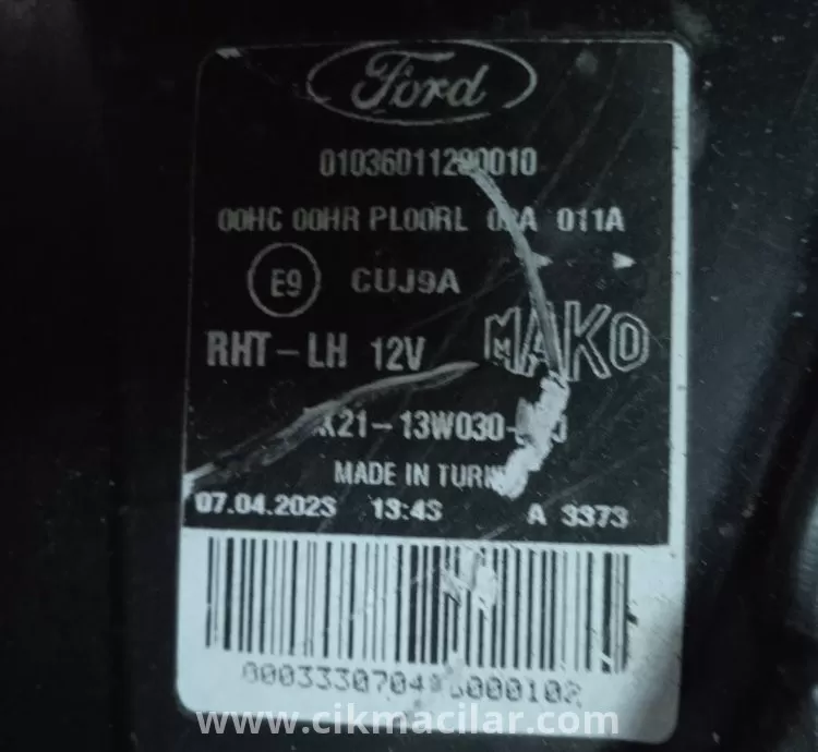 ford transit custom sağ sol ön farlar 2017-2021 model