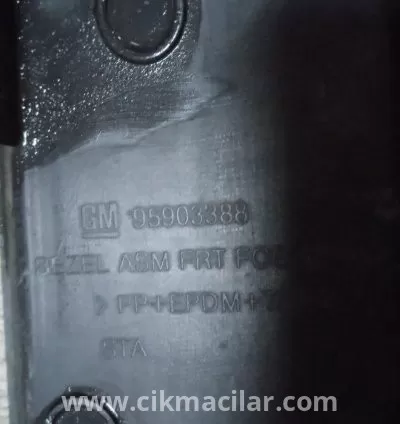 chevrolet cruze sol ön sis çerçevesi 2011-2014 model 2