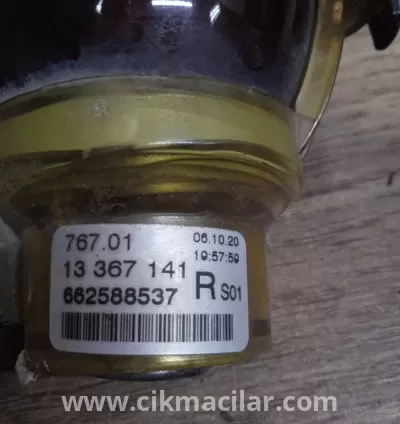 opel astra j sağ ön sis far 2013-2014-2015-2016-2017-2018 model uyumlu