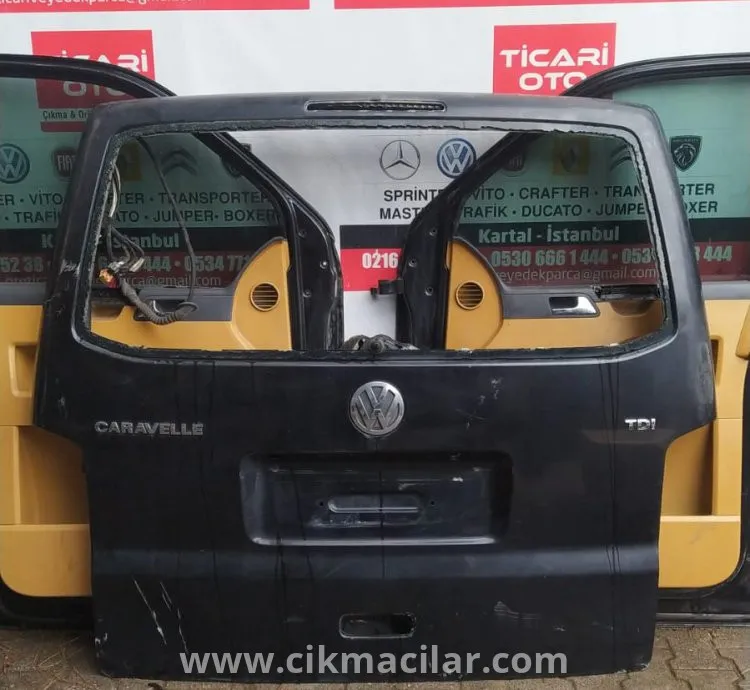 Volkswagen Transporter T5 T6 T7 model Uyumlu Orijinal Çıkma Arka Bagaj Kapagı